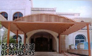 مظلات مداخل الفلل