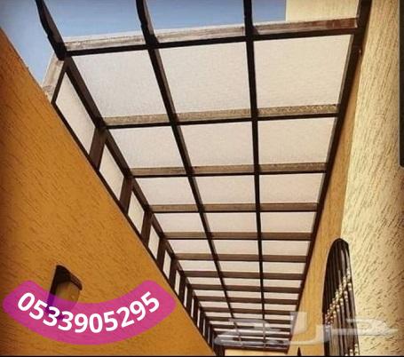 مظلات مداخل وممرات