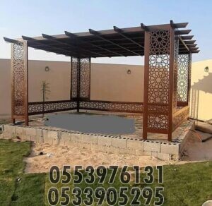 خيارات المظلات الخشبية