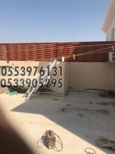 سواتر بلاستيك خشبيه 