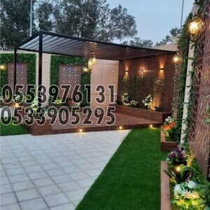 مظلات pvc جلسات السطح