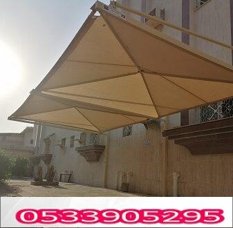 مظلات سيارات قماش