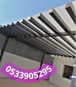 ديكورات الحوش خشب