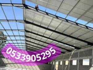 إنشاء هناجر صناعية ساندوتش بانل بعزل حراري قوي