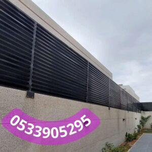 تركيب سواتر حديد وخشب الرياض