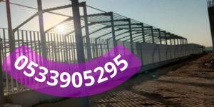 تنفيذ هناجر ساندوتش بانل بعزل حراري فائق