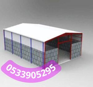 تنفيذ هناجر ساندوتش بانل بعزل عالي الكفاءة