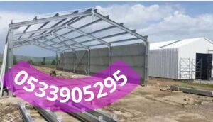 تنفيذ هناجر ساندوتش بانل مقاومة للحرارة والرطوبة