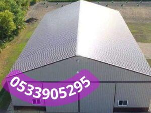 تنفيذ هناجر صناعي ساندوتش بانل باحتراف