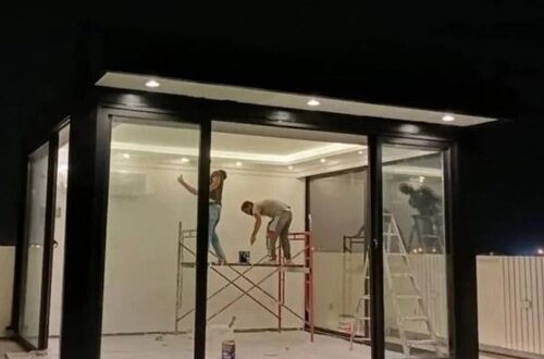 إنشاء مجالس ساندوتش بانل حديثة جدة